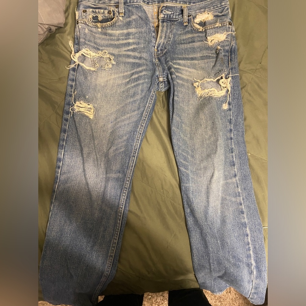 Hollister ripped jeans